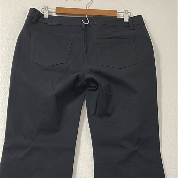 The Limited Flare Leg Crew Fit Black Jeans Womens 10 Denim Stretch Mid Rise 90s - Picture 5 of 12